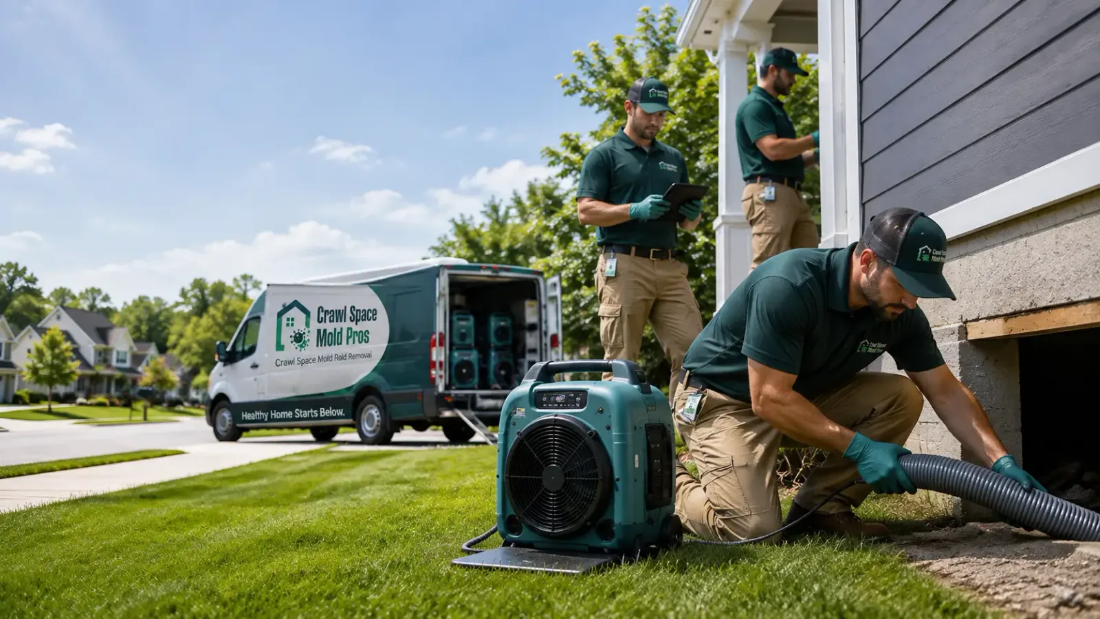 Crawl Space Mold Removal in Scranton, NC